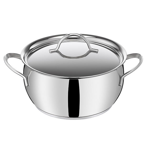 Armonia Casseruola fonda a due maniglie con coperchio Ø cm 24