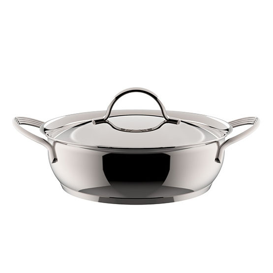 Armonia Casseruola semifonda con coperchio Ø cm 24