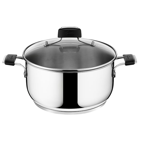 Tempra Casseruola fonda con coperchio Ø cm 26